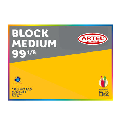 Block N°99 1/8 100 Hojas