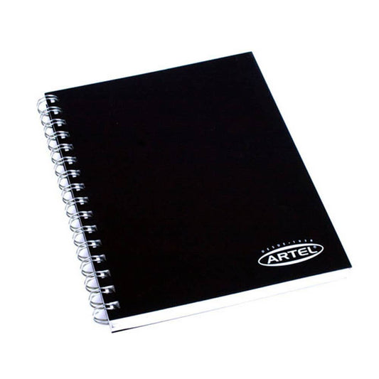 Croquera Tapa Negra Bond 24 13X9cm. 80 Hojas Artel