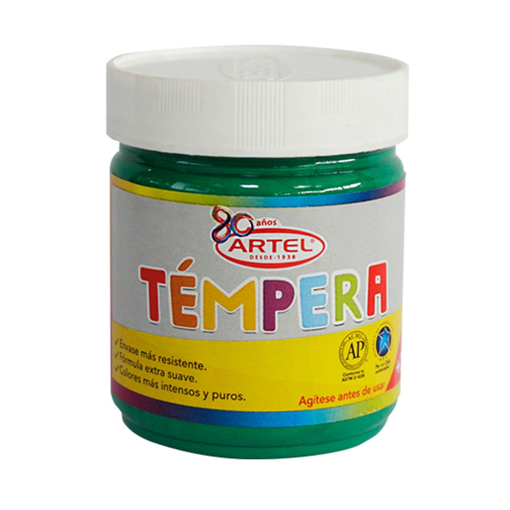 Frasco Tempera Verde Claro 51 100ml. Artel