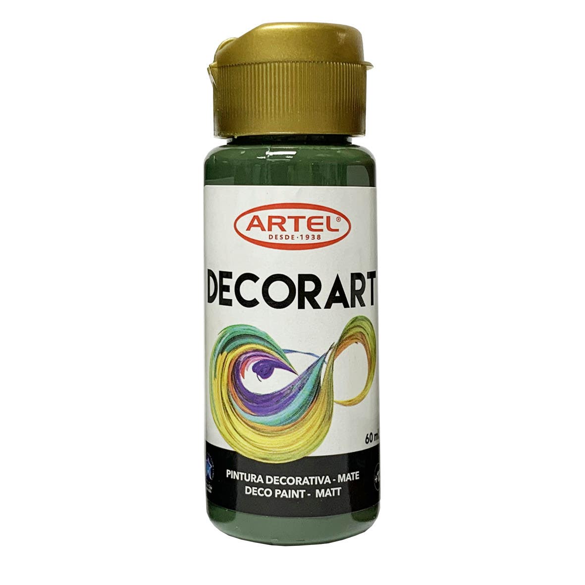 Pintura Decorart Verde Oscuro 57 60ml. Artel