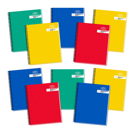 Pack Escolar Cuadernos Artel Universitarios 5Mm 10 Unidades