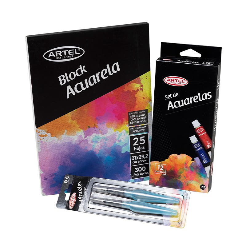 Pack Pintura en Acuarela