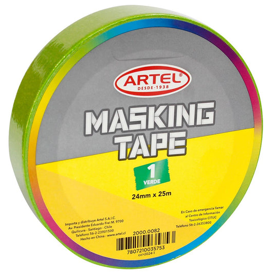 Rollo Masking Tape Verde Artel