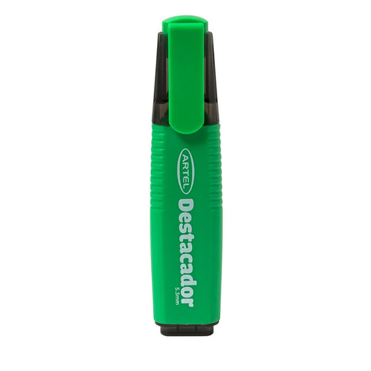 Destacador Artel Verde biselado 5,3mm