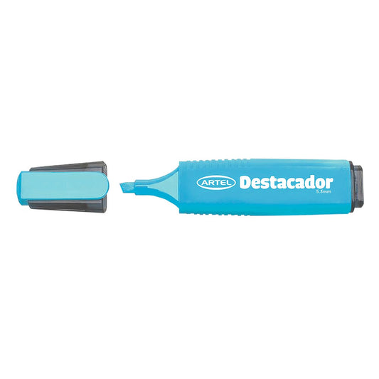 Destacador Artel Celeste biselado 5,3