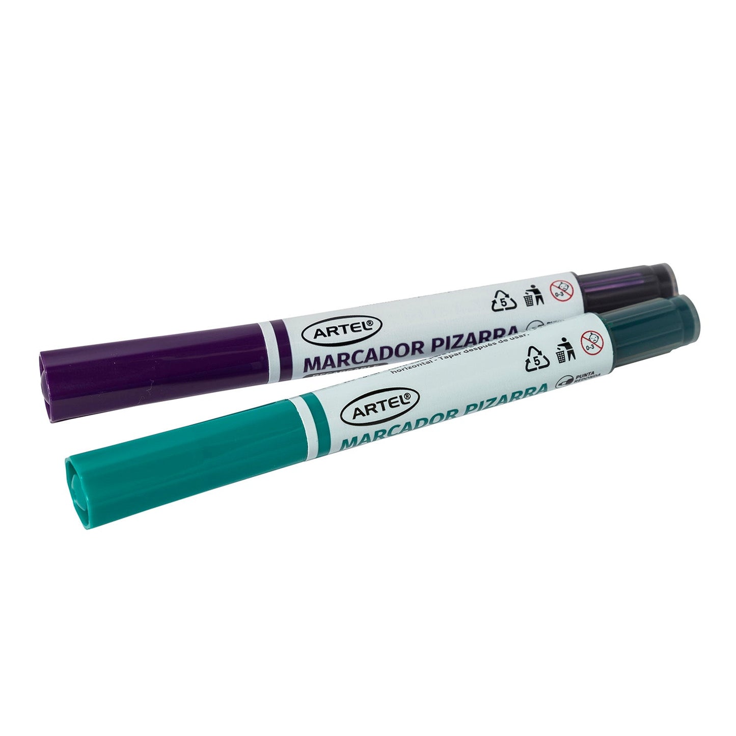 Marcadores Pizarra Recargable Artel Slim Funcy 2 Unidades + Recarga