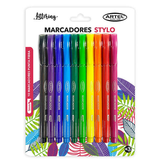 Bl. 10 Marcador Artel Stylo colores 1
