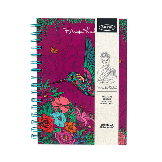 Libreta A5 Artel Diseño Frida Kahlo