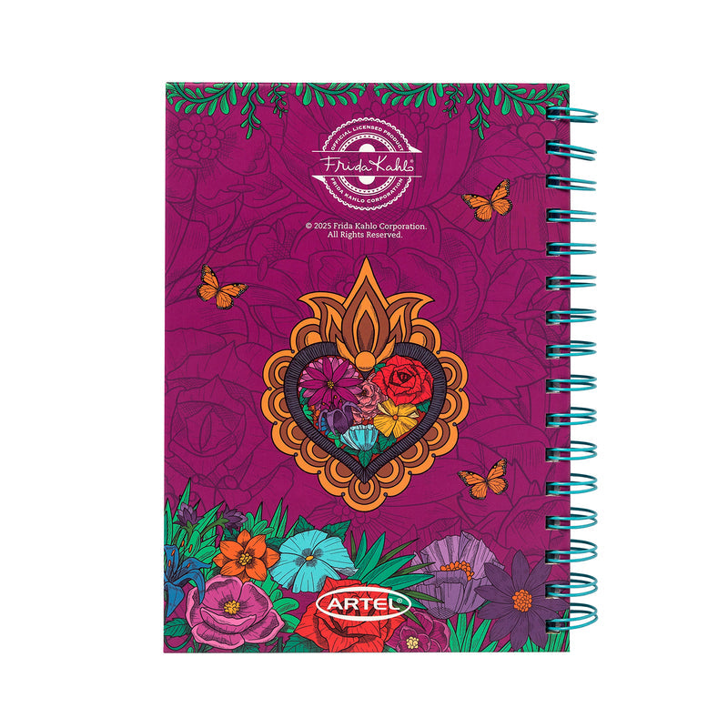 Libreta A5 Artel Diseño Frida Kahlo