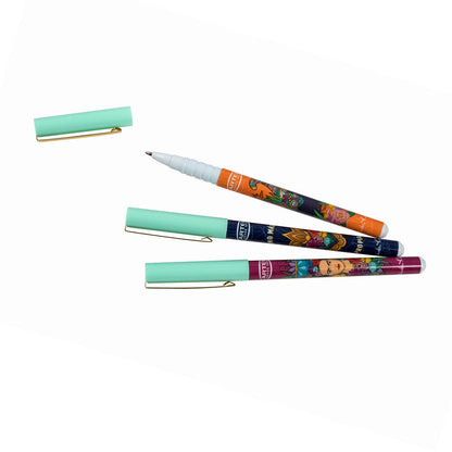 Set Bolígrafos Artel Diseño Frida Kahlo 3 Unidades