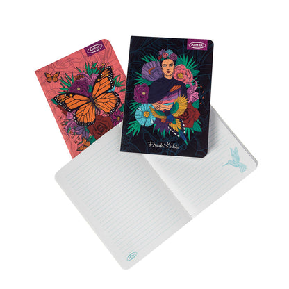 Set Libretas Artel Diseño Frida Kahlo 3 Unidades