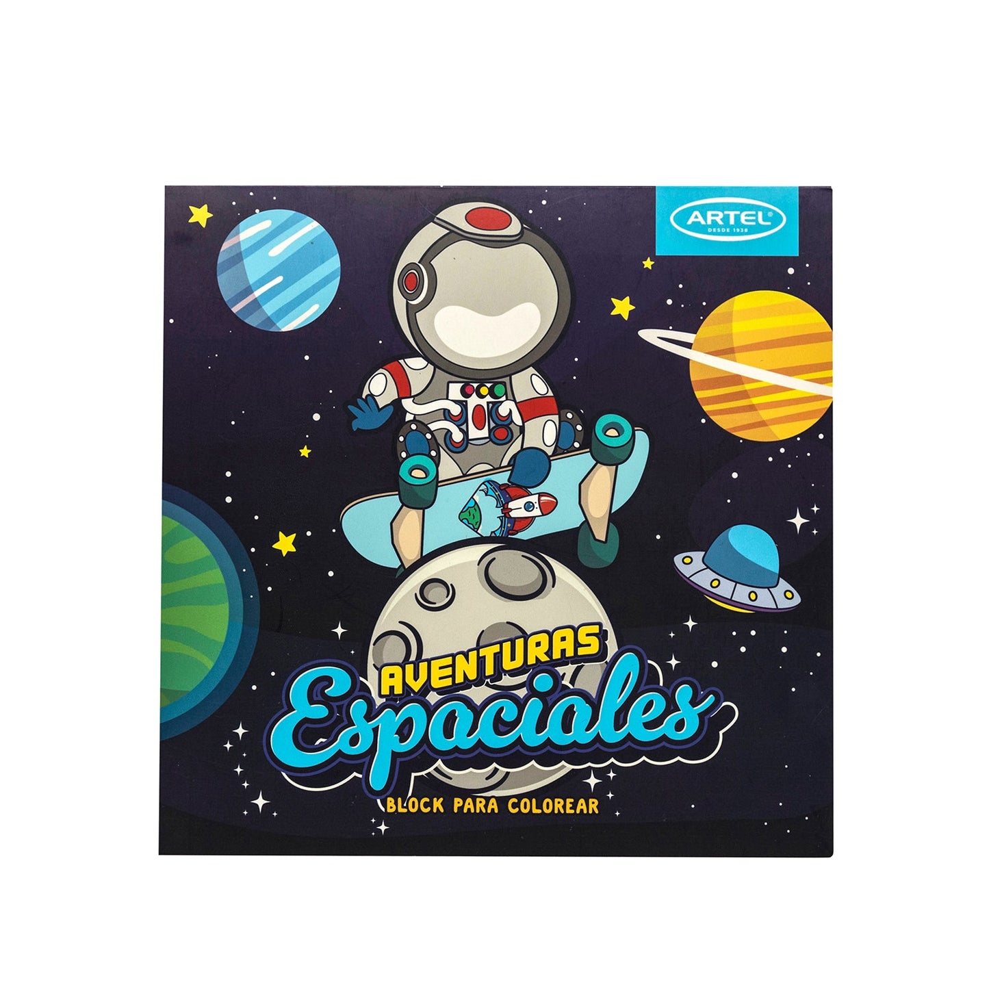 Block para colorear Artel Aventuras Espaciales