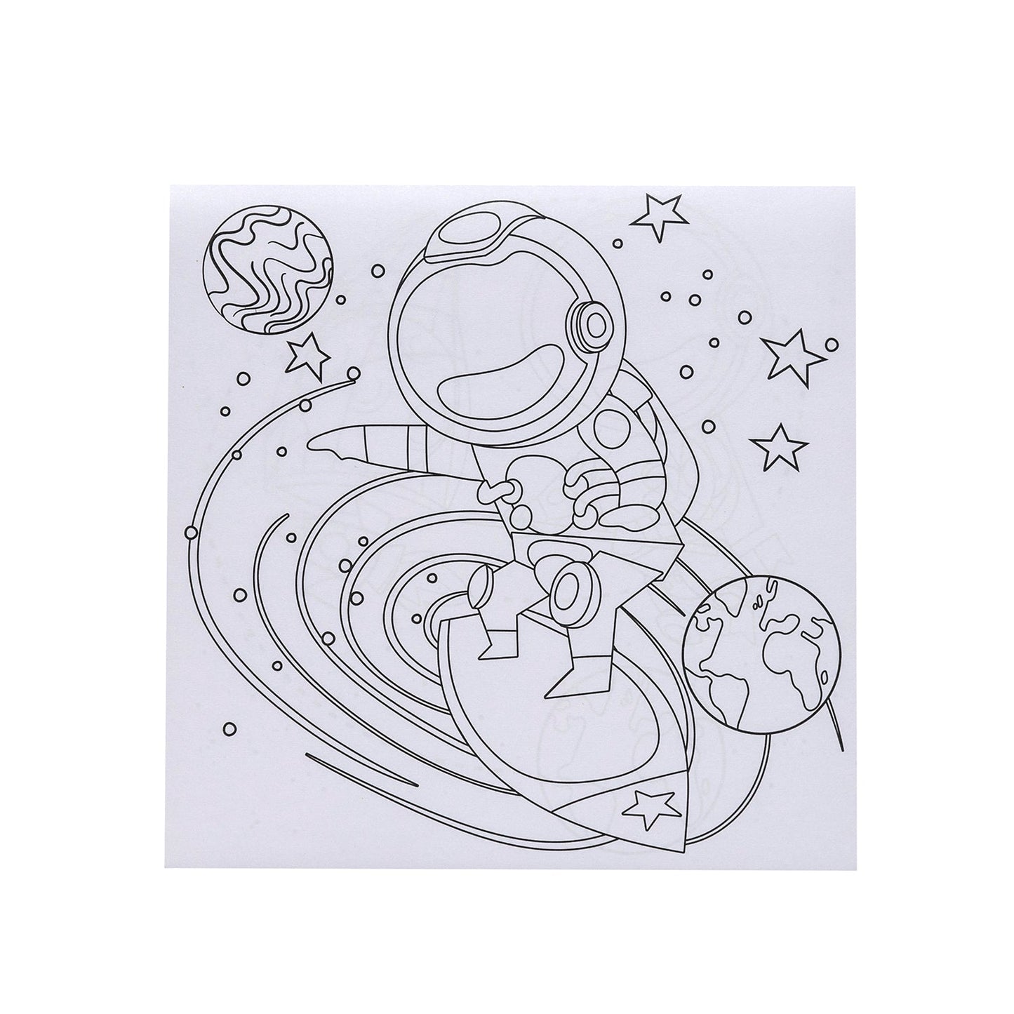 Block para colorear Artel Aventuras Espaciales