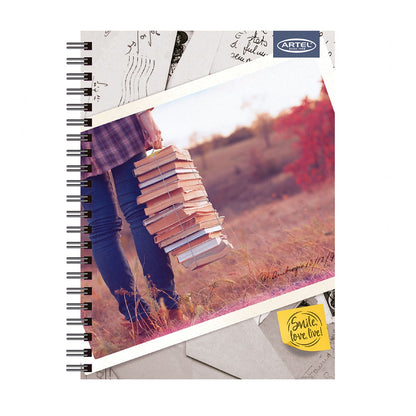 Cuaderno Universitario Smile Love Live 100 Hojas 7mm. Diseño Aleatorio Artel