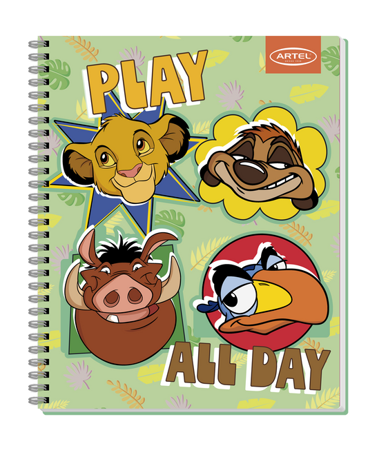 Cuaderno Universitario Artel 100 Hojas 7Mm Clasicos Disney