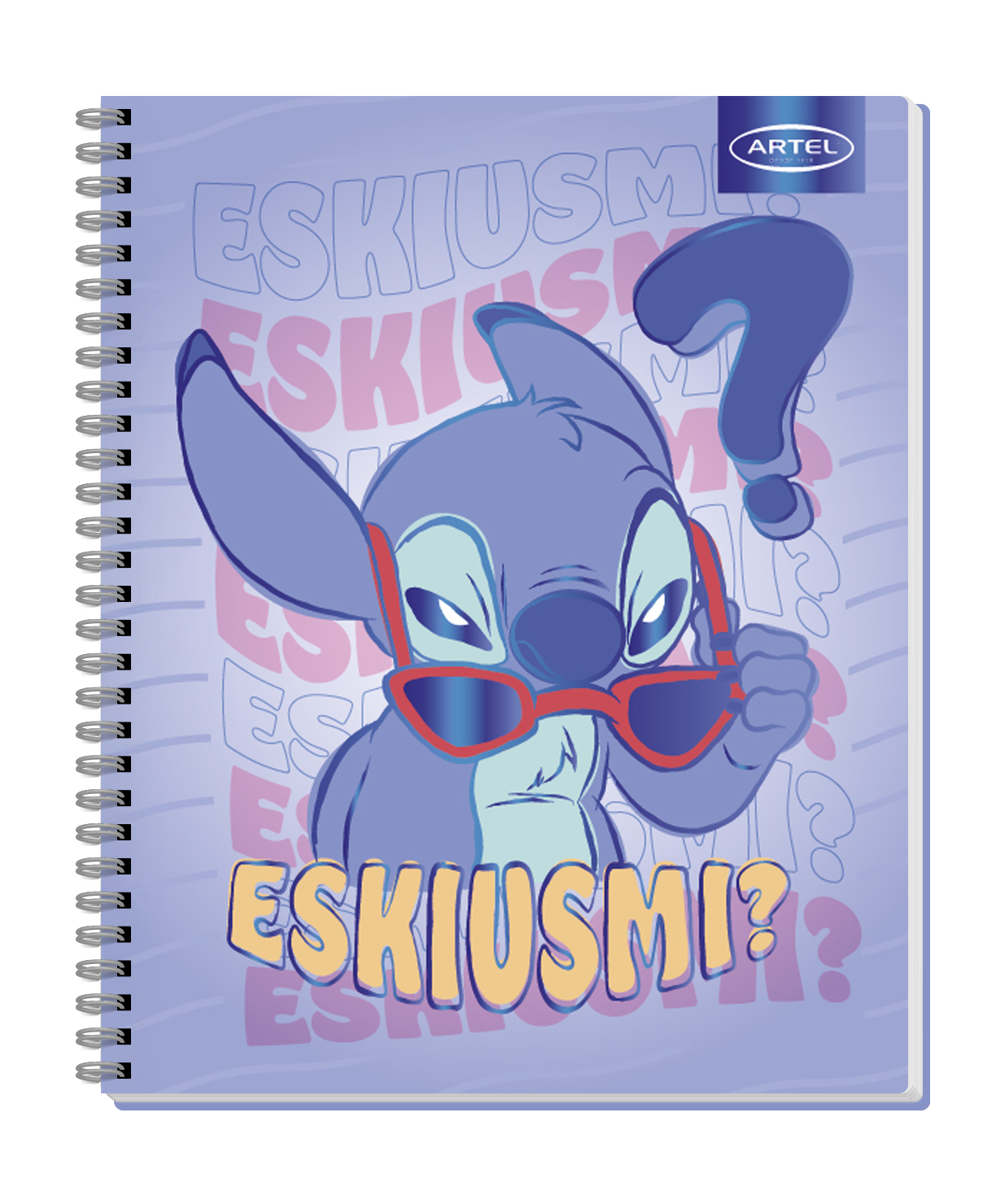 Cuaderno Universitario Artel 100 Hojas 7Mm Stitch Frases