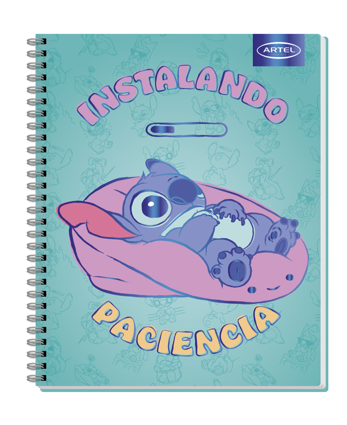 Cuaderno Universitario Artel 100 Hojas 7Mm Stitch Frases