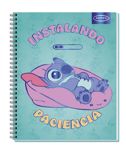 Cuaderno Universitario Artel 100 Hojas 7Mm Stitch Frases