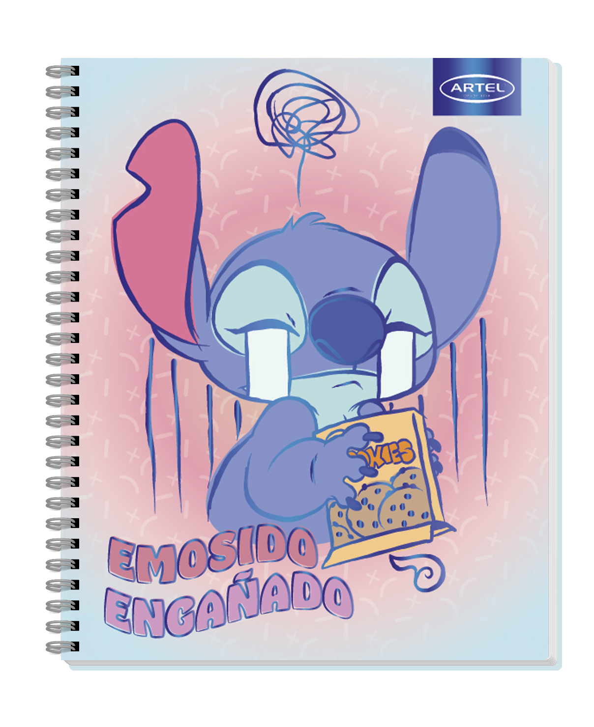 Cuaderno Universitario Artel 100 Hojas 7Mm Stitch Frases