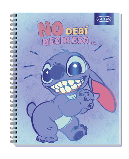 Cuaderno Universitario Artel 100 Hojas 7Mm Stitch Frases