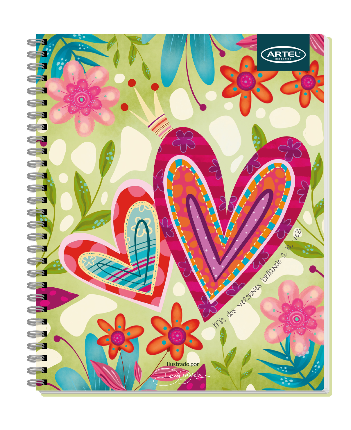 Cuaderno Universitario Artel 100 Hojas 7 Mm Deco Daniela