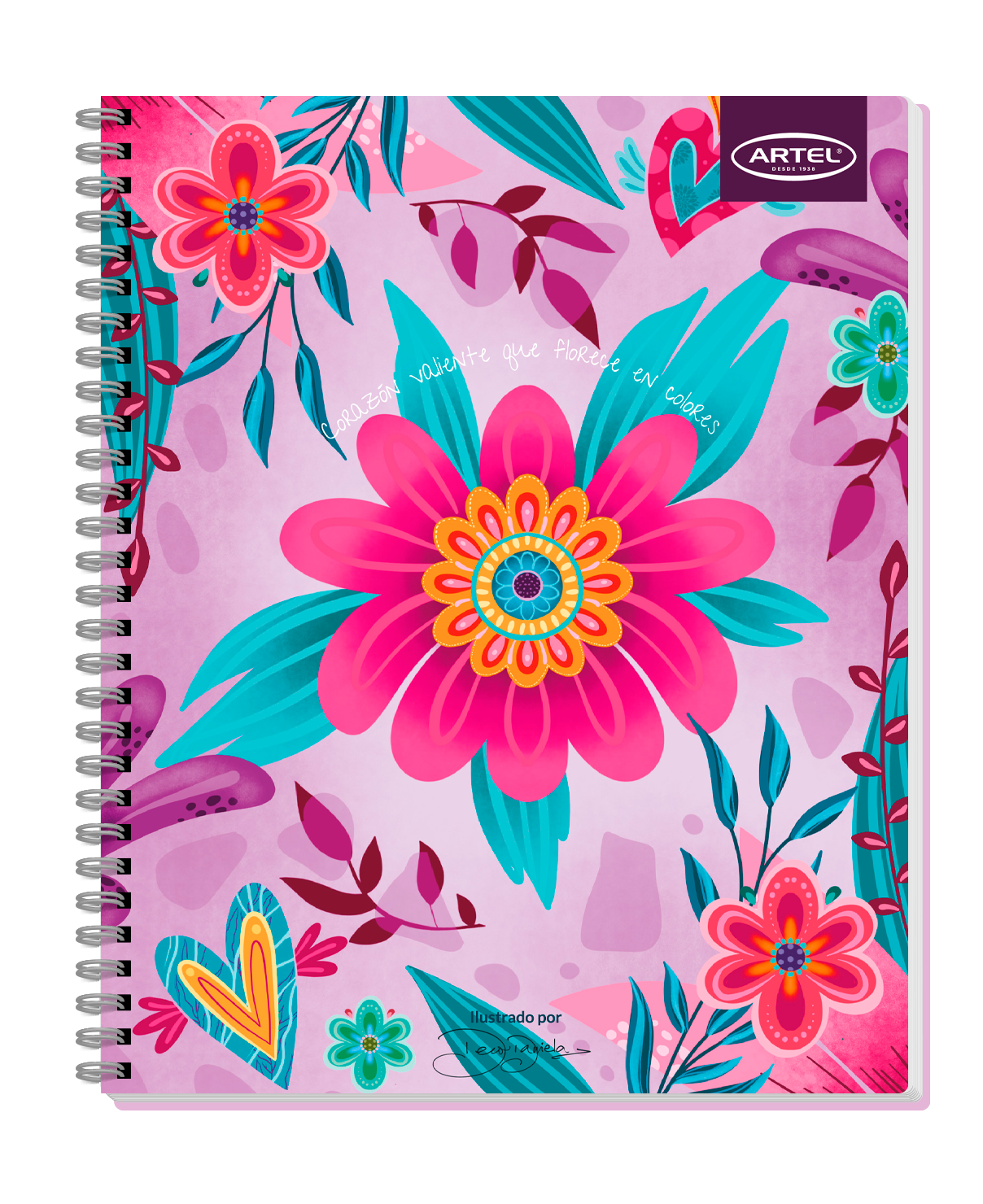 Cuaderno Universitario Artel 100 Hojas 7 Mm Deco Daniela