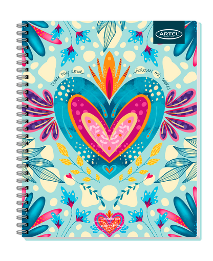 Cuaderno Universitario Artel 100 Hojas 7 Mm Deco Daniela
