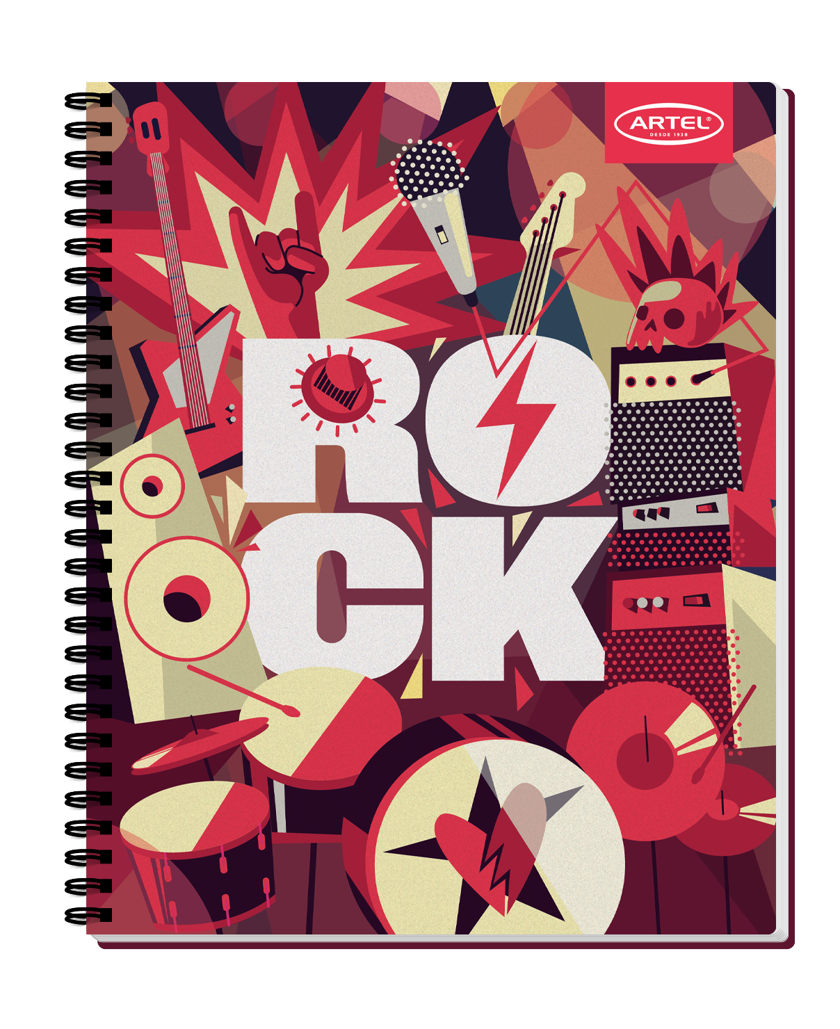Cuaderno Universitario Artel 100 Hojas 7Mm Music