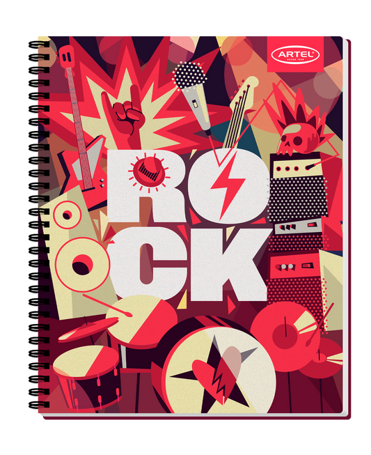 Cuaderno Universitario Artel 100 Hojas 7Mm Music