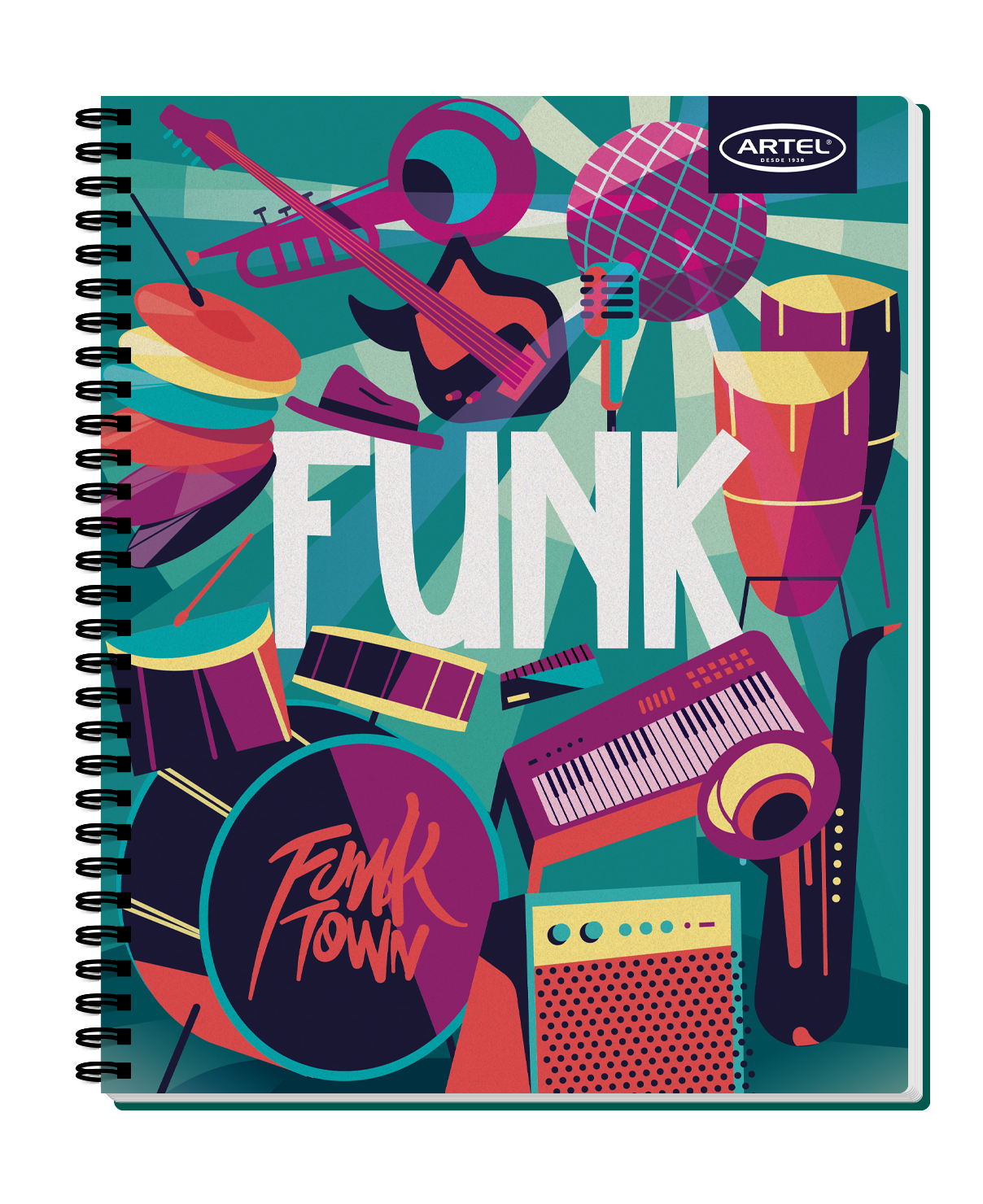 Cuaderno Universitario Artel 100 Hojas 7Mm Music
