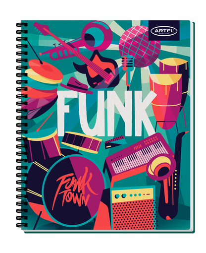 Cuaderno Universitario Artel 100 Hojas 7Mm Music