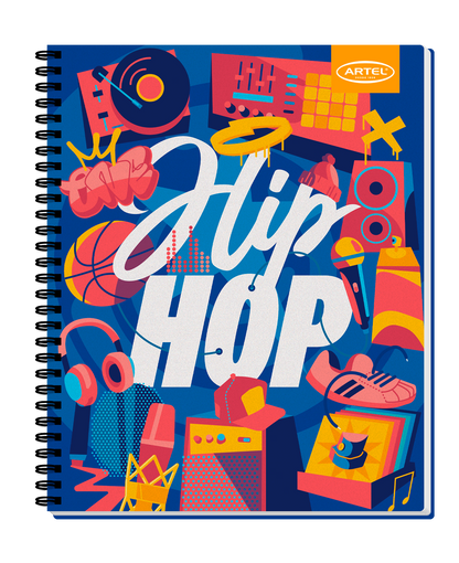 Cuaderno Universitario Artel 100 Hojas 7Mm Music