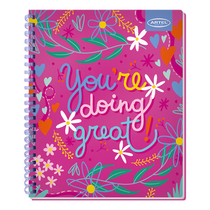 Cuaderno Universitario Artel 100 Hojas 7Mm Positive Soft
