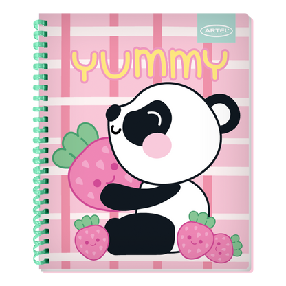 Cuaderno Universitario Artel 100 Hojas 7Mm Animales Soft