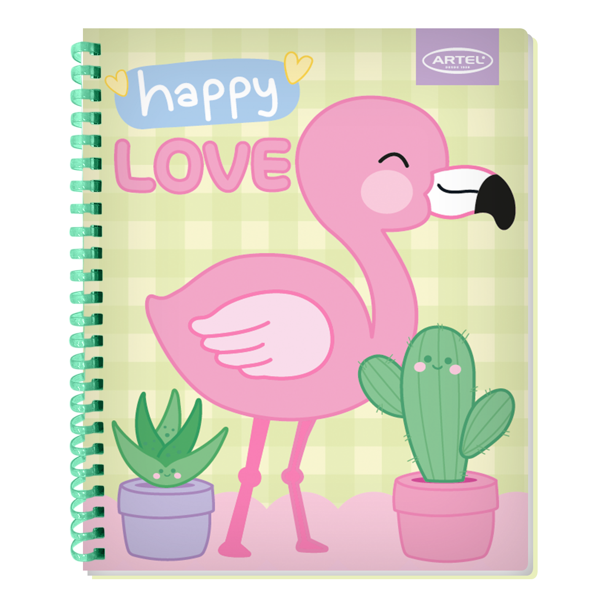 Cuaderno Universitario Artel 100 Hojas 7Mm Animales Soft