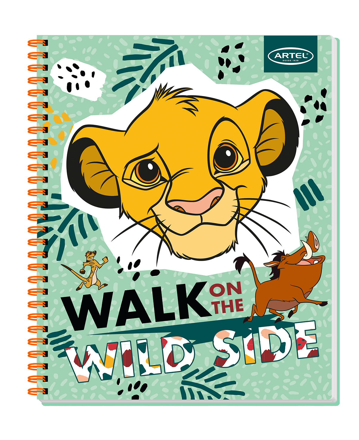 Cuaderno Universitario Artel 100 Hojas 7 Mm Rey Leon