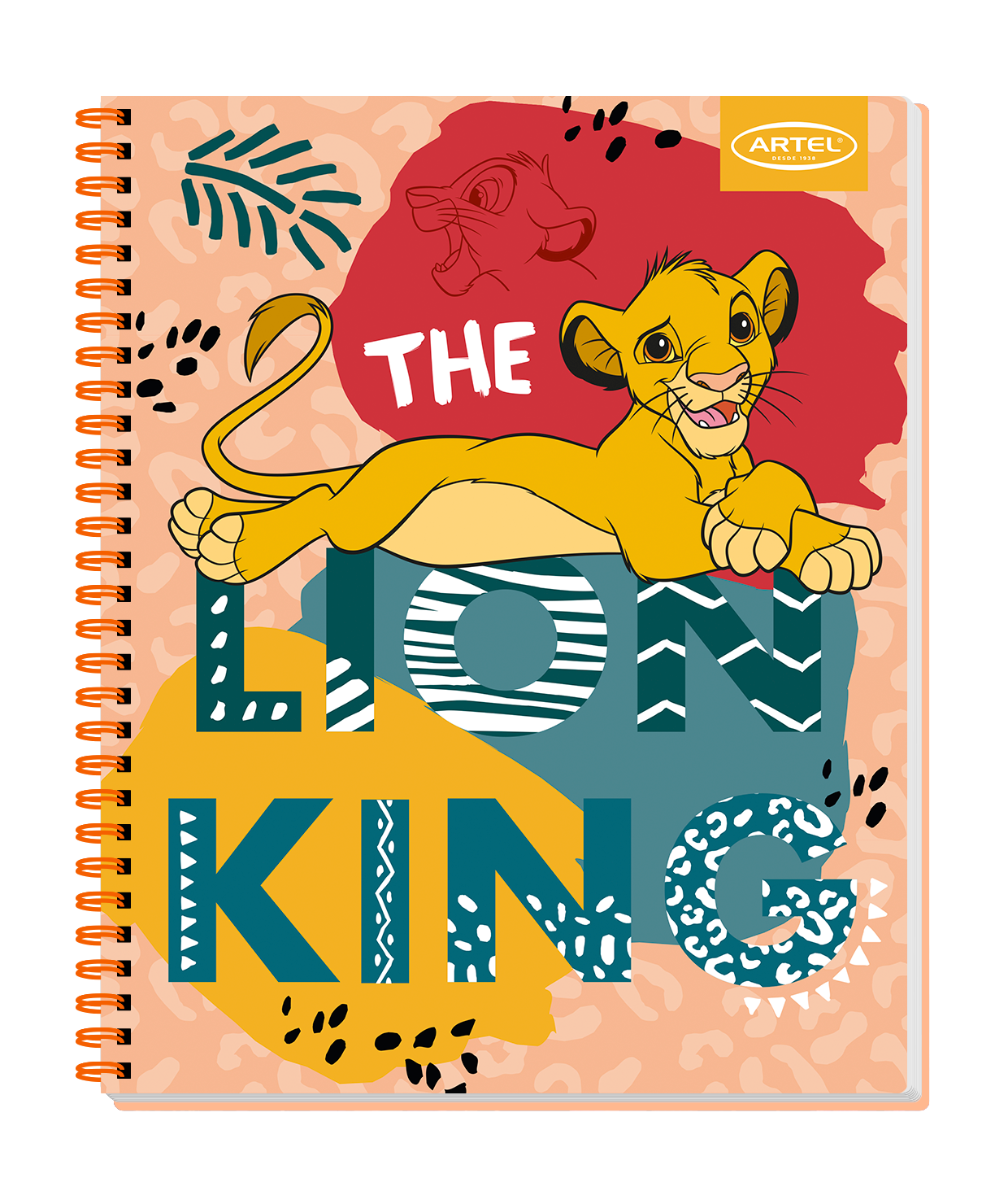 Cuaderno Universitario Artel 100 Hojas 7 Mm Rey Leon