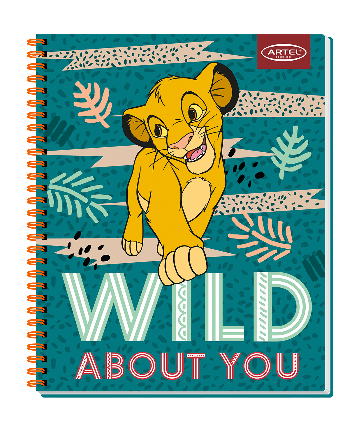 Cuaderno Universitario Artel 100 Hojas 7 Mm Rey Leon