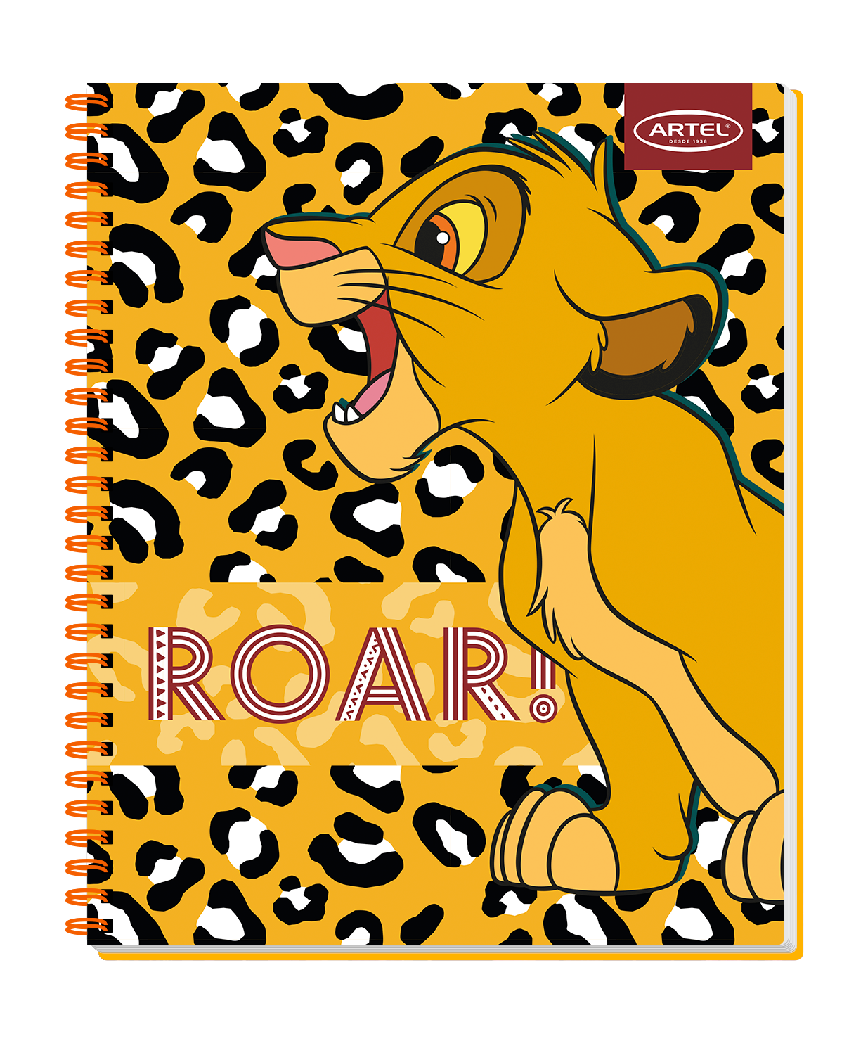 Cuaderno Universitario Artel 100 Hojas 7 Mm Rey Leon