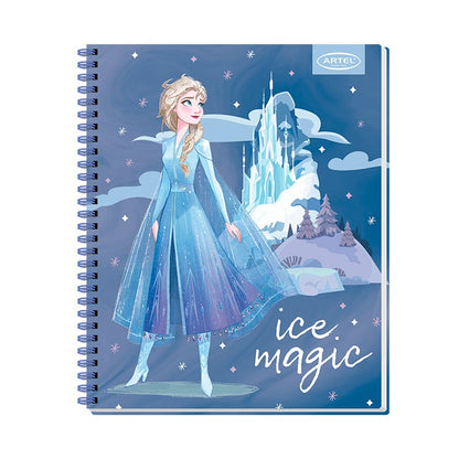 Cuaderno Universitario 100 Hojas 7mm Frozen