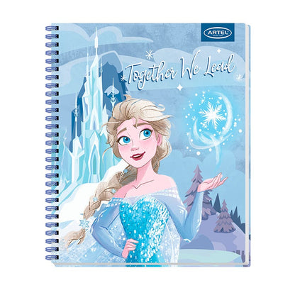 Cuaderno Universitario 100 Hojas 7mm Frozen