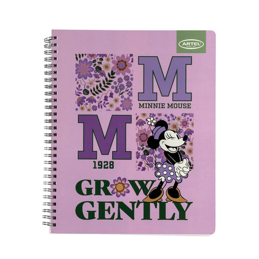 Cuaderno Universitario 100 Hojas 7mm Minnie Spring