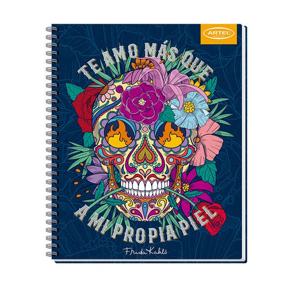 Cuaderno Universitario 100 Hojas 7mm Frida Kahlo