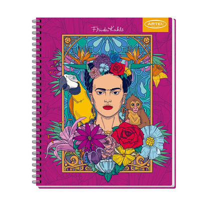 Cuaderno Universitario 100 Hojas 7mm Frida Kahlo