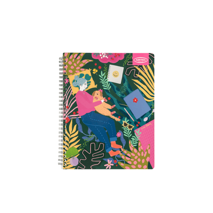 Cuaderno Universitario Artel 100 Hojas 7 Mm Dani Blanq