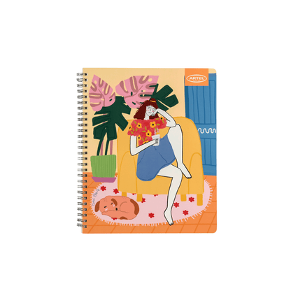 Cuaderno Universitario Artel 100 Hojas 7 Mm Dani Blanq