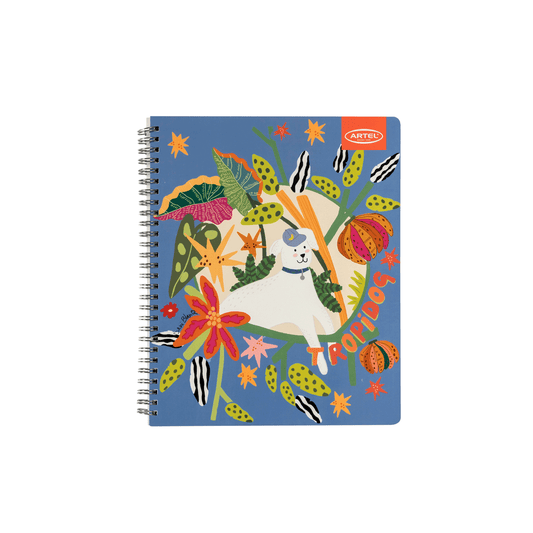 Cuaderno Universitario Artel 100 Hojas 7 Mm Dani Blanq