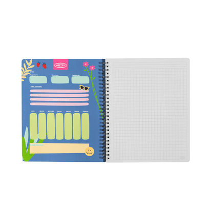 Cuaderno Universitario Artel 100 Hojas 7 Mm Dani Blanq