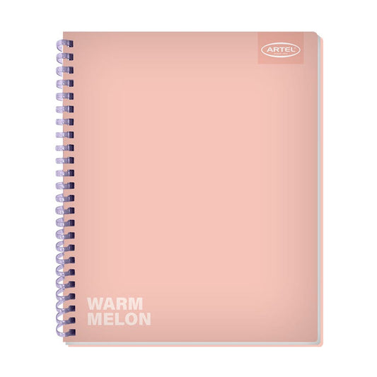 Cuaderno Universitario 100 Hojas 7mm Pastel Espiral Soft