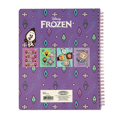 Cuaderno Universitario Artel 100 Hojas 7 Mm Frozen Kawai  '24